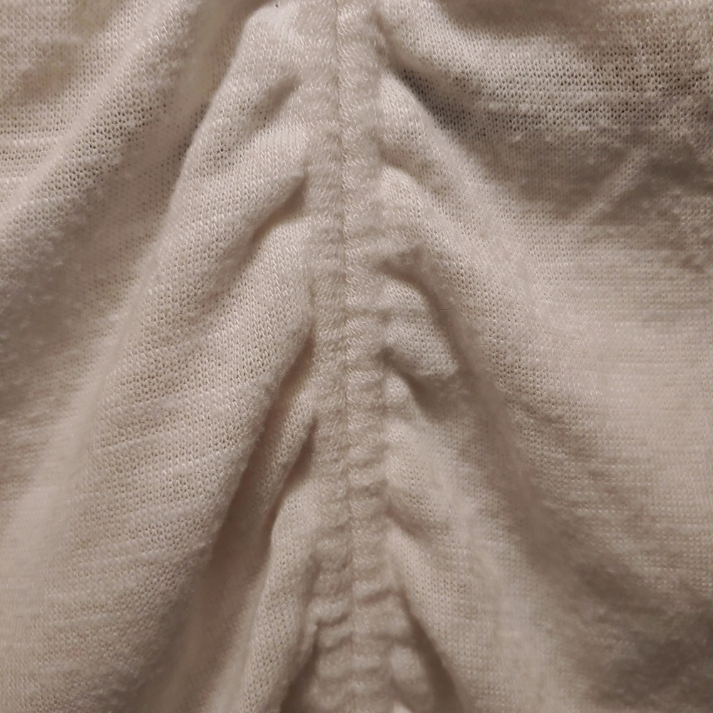 Wrapper White Open Front Cardigan Rouged back - Picture 4 of 6